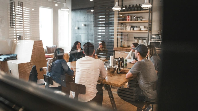 people sitting on chairs